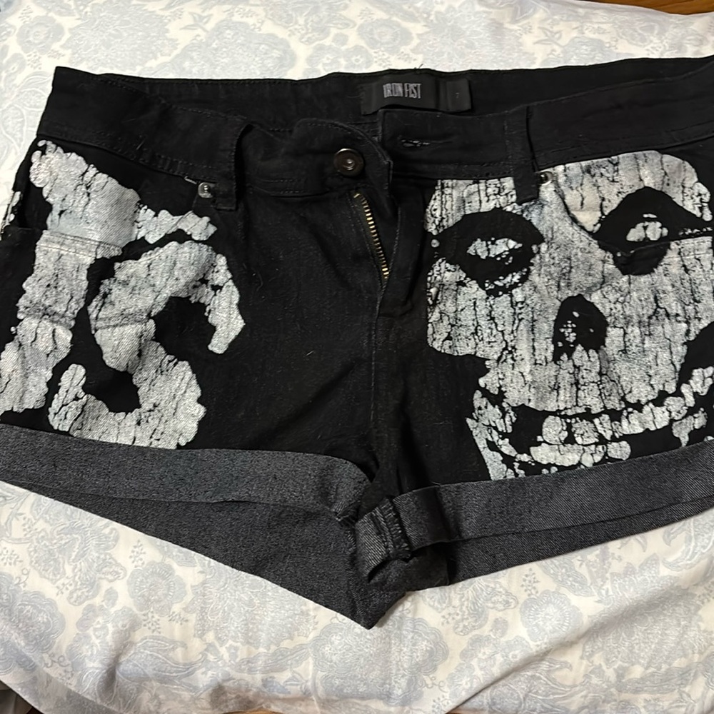 Iron Fist Misfits denim shorts Size 7